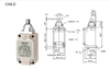 تصویر  میکروسوییچ فشاری قرقره دار تیپ سنگین طرح امرن مدل CWLD2