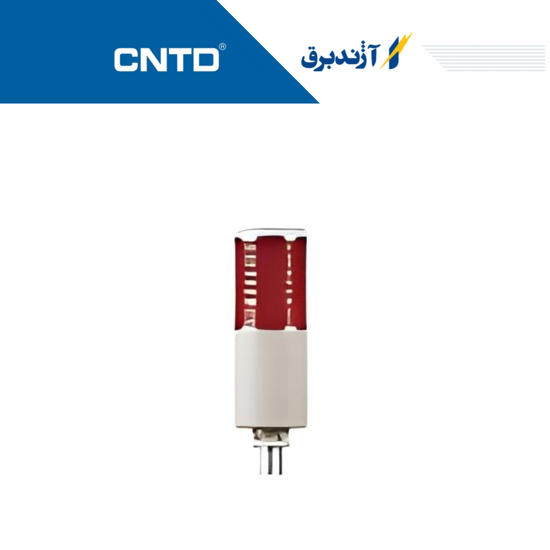 تصویر  چراغ آلارم یک طبقه ساده تغذیه DC مدل CPT5-1T-DD