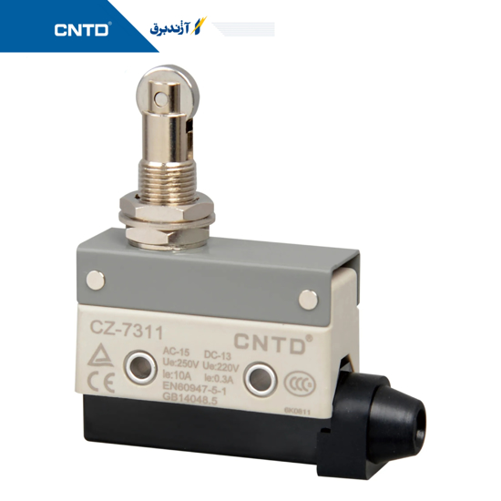 تصویر  لیمیت سوییچ  فشاري قرقره دار کاور دار طرح امرن مدل CZ-7311